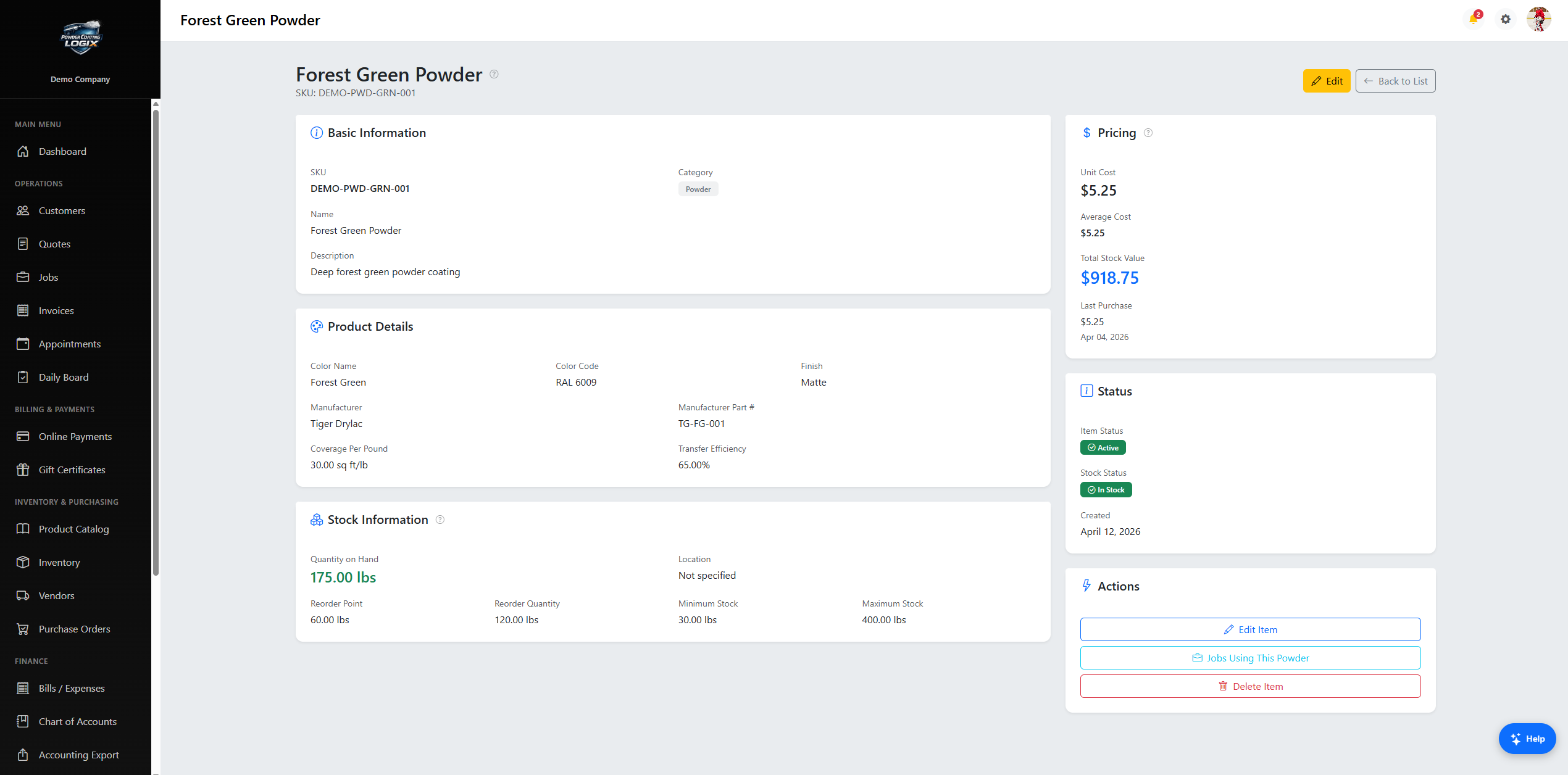 Inventory Management