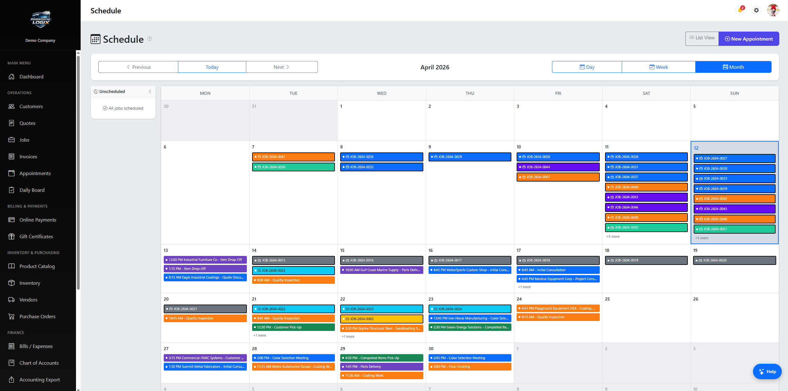 Schedule Management